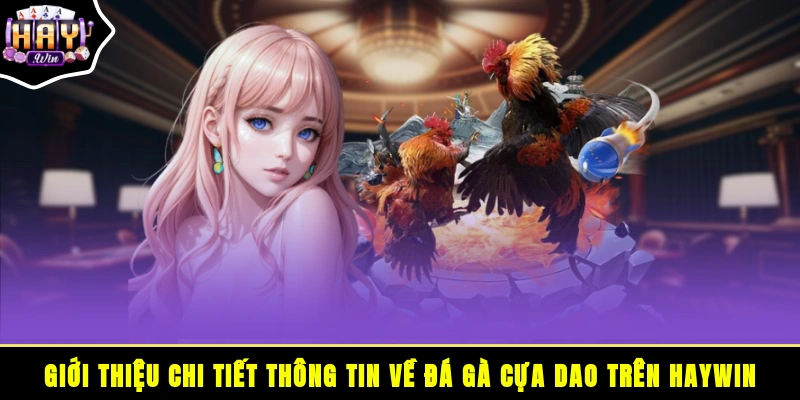 Giới thiệu chi tiết thông tin về đá gà cựa dao trên HAYWIN