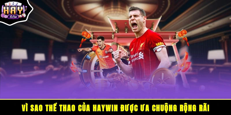 Vì sao thể thao của HAYWIN được ưa chuộng rộng rãi